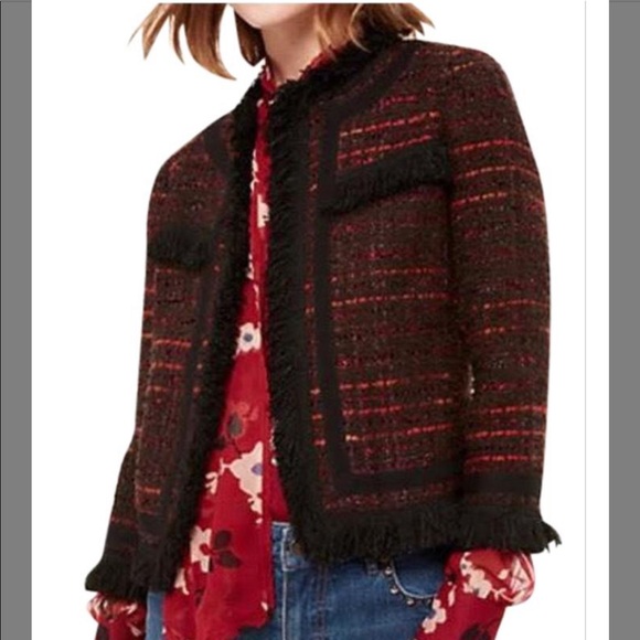 New Kate Spade tweed Jacket size 12